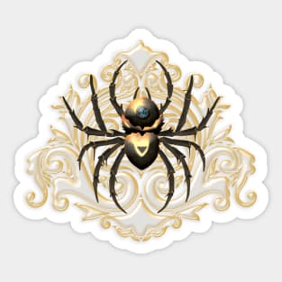 Awesome steampunk spider Sticker